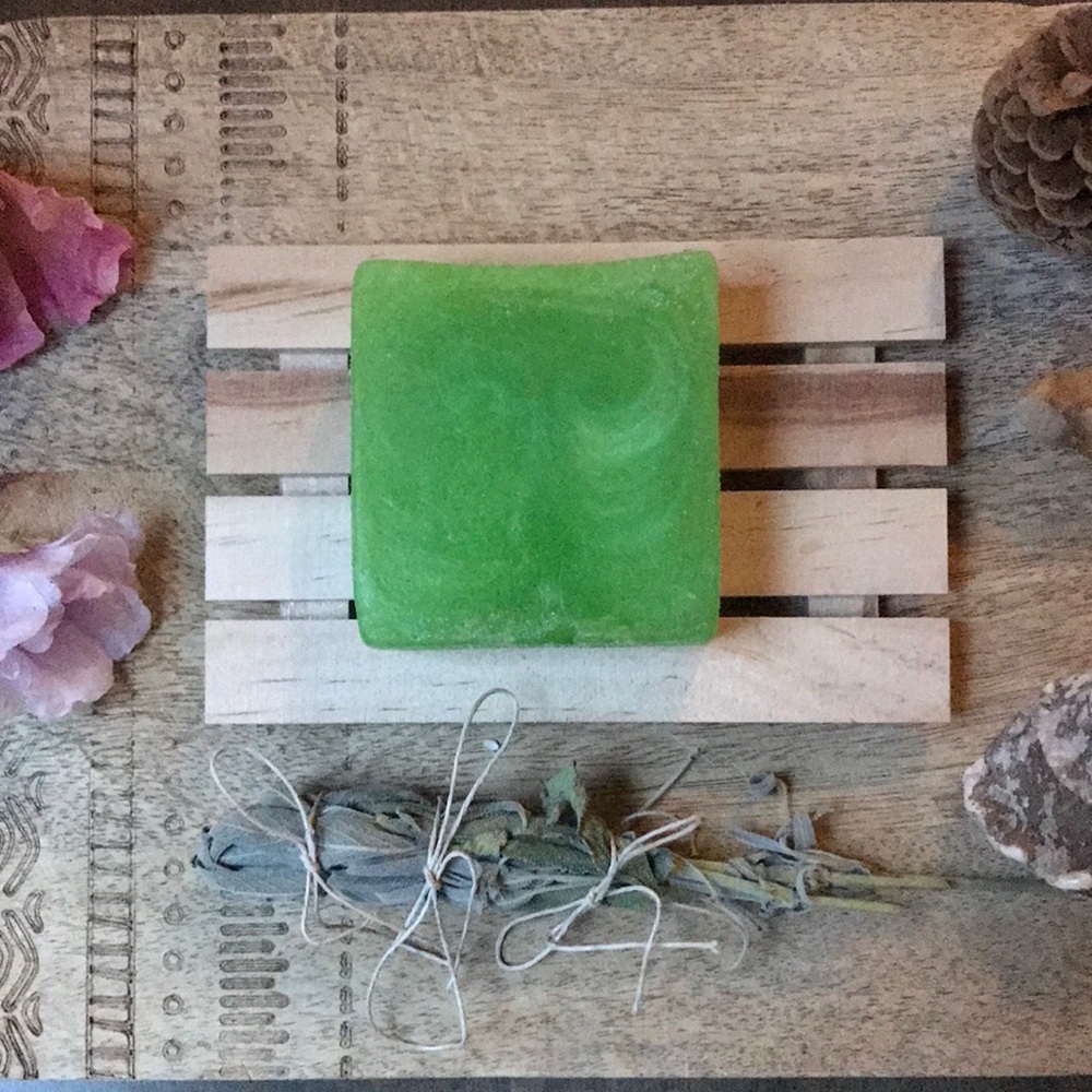 MELLOW MELON Glycerin Bar Soap / Mountain Mom Soap Co - Picture 2 of 7